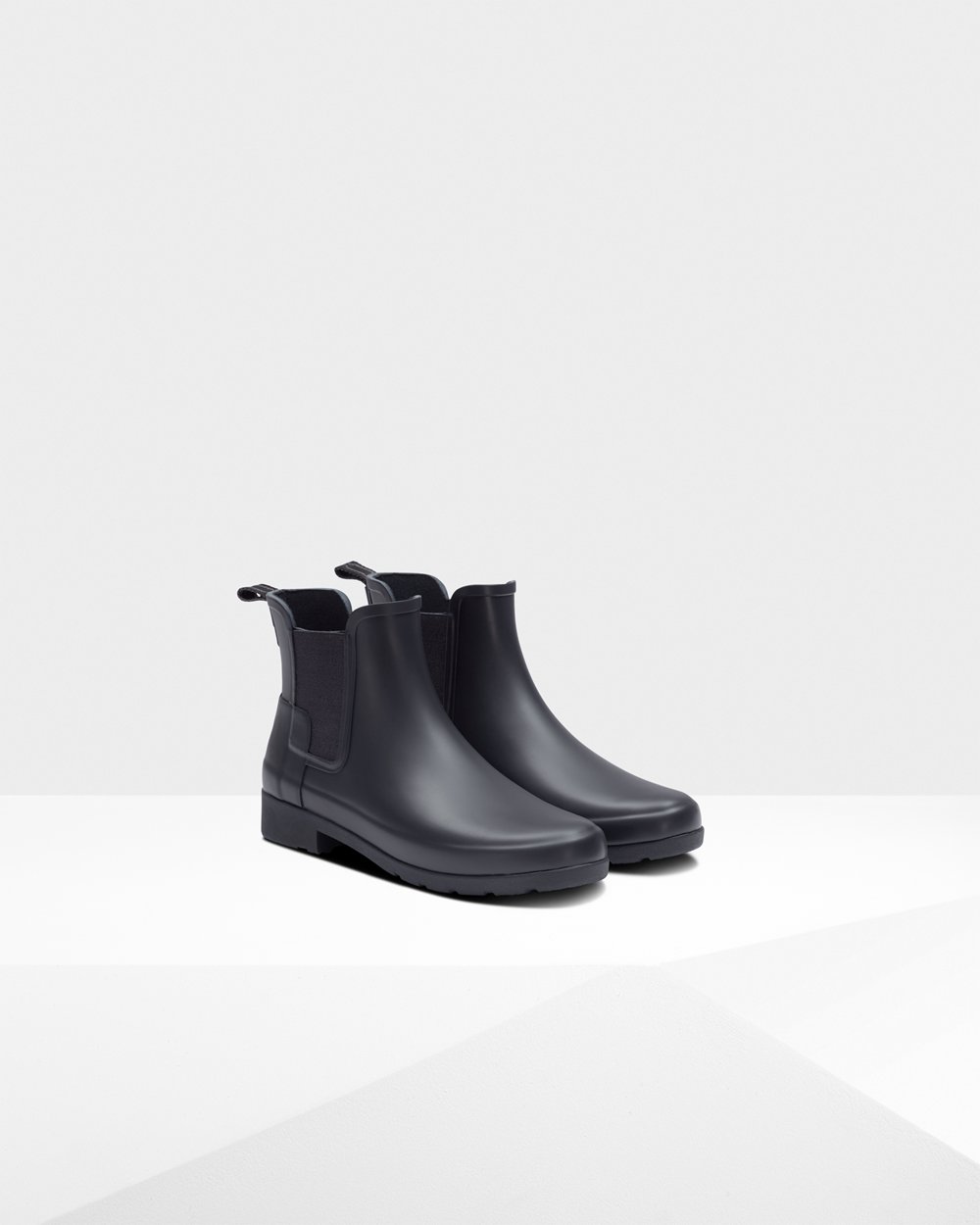 Women Hunter Refined Slim Fit | Chelsea Boots Navy | NZ-49351-DPBA